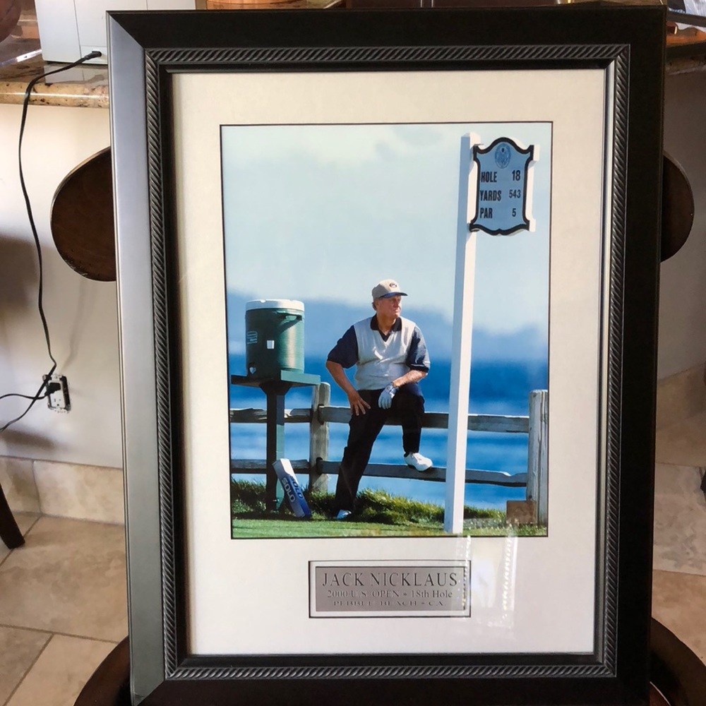 Jack Nicklaus Plaque at Pebble Beach